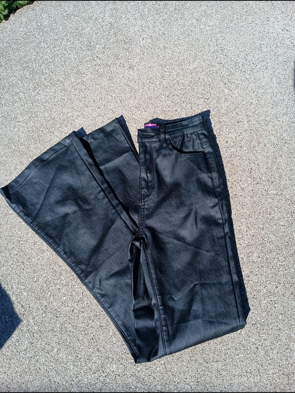 Edikted Black High-Waist Flare Jeans